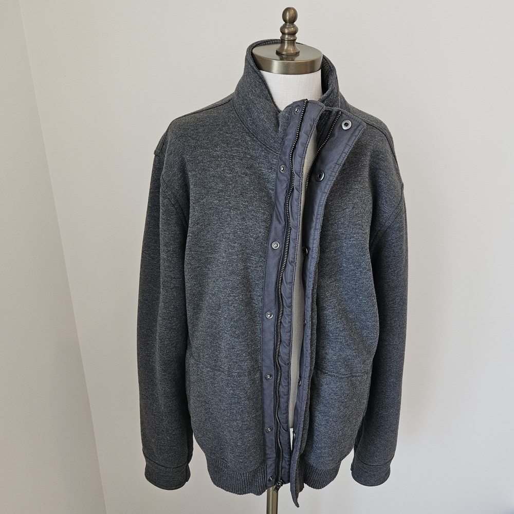 GAP Charcoal Fleece Jacket